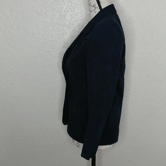 Two Button Blazer Blue - Picture 2 of 3
